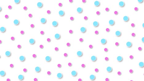 abstract pattern polka circle background with moving shapes. modern animation. 4k video