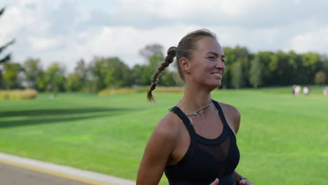 woman doing morning workout