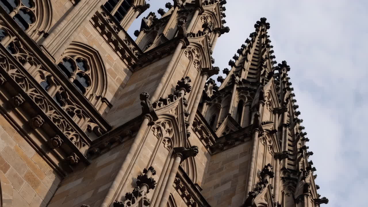 Gothic Architecture Detail of a Cathedral