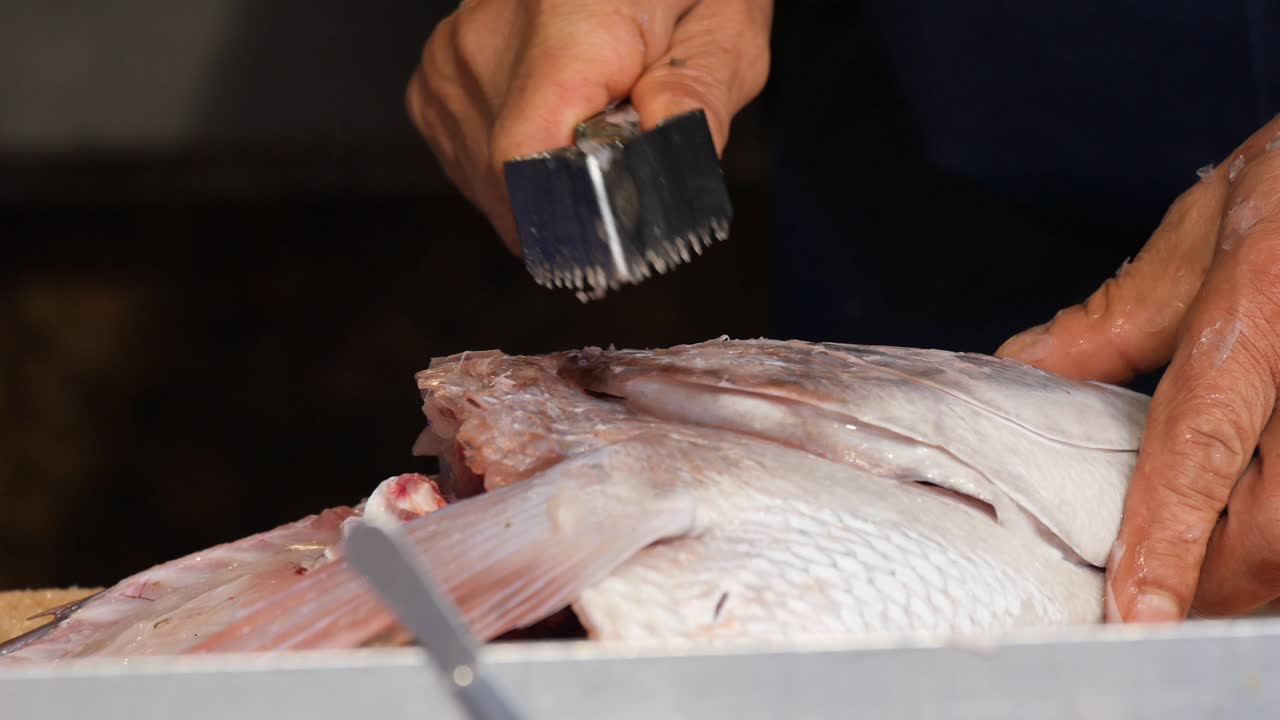 preparación de pescado