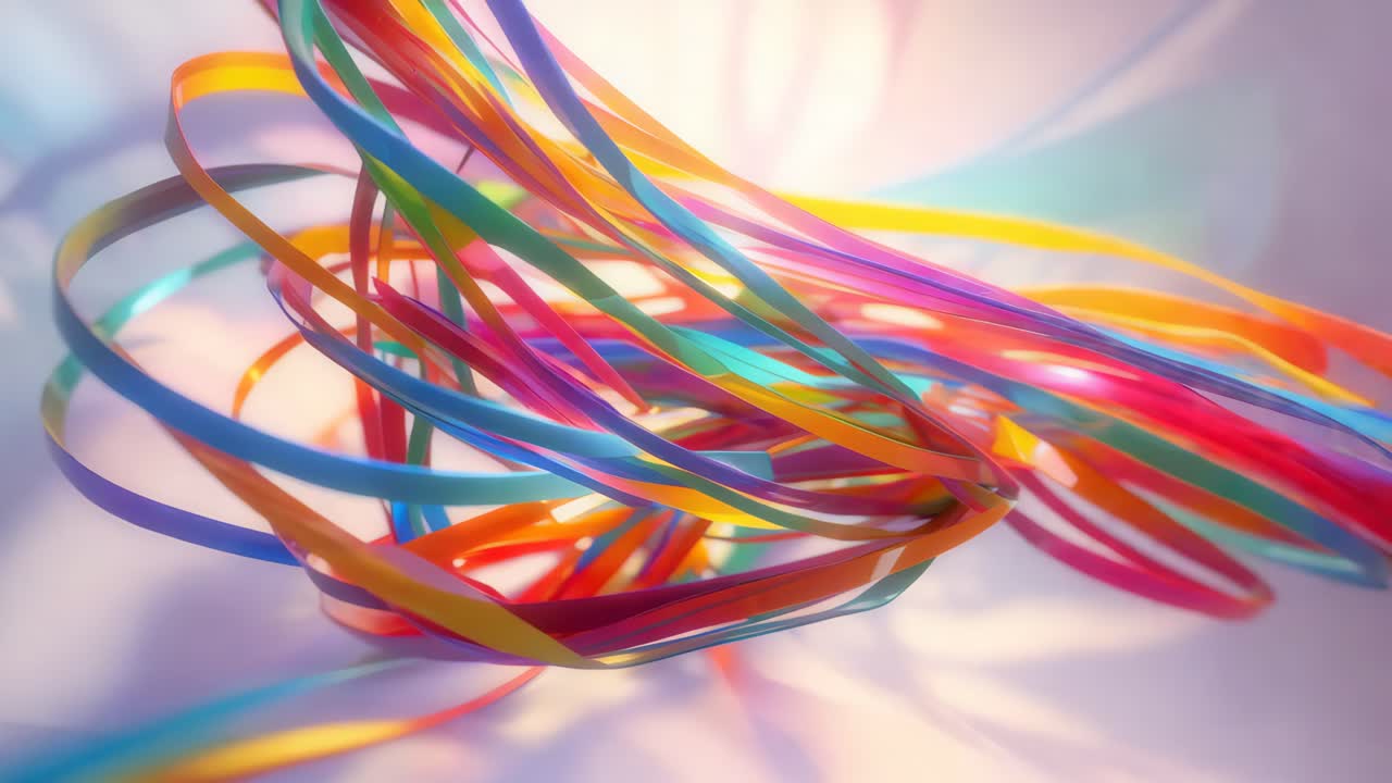 cintas abstractas de colores