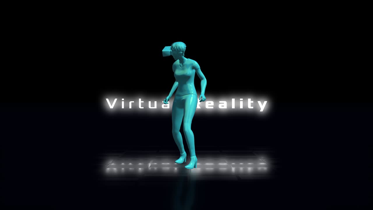 fondo de realidad virtual abstracta 4k