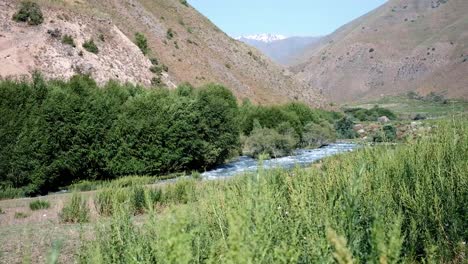 beautiful endless landscapes in kyrgyzstan, central asia