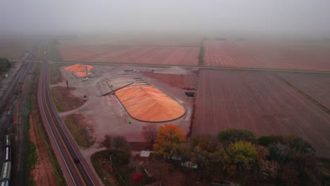 almacenamiento de grano en minnesota_vista de drones