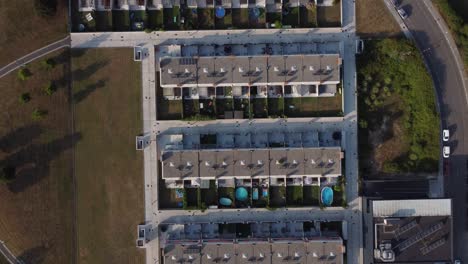 Neighborhood-residential-complex-top-view