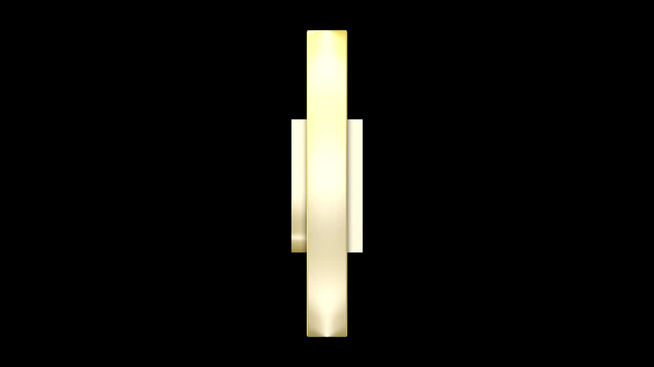 Shekel sign on golden coin