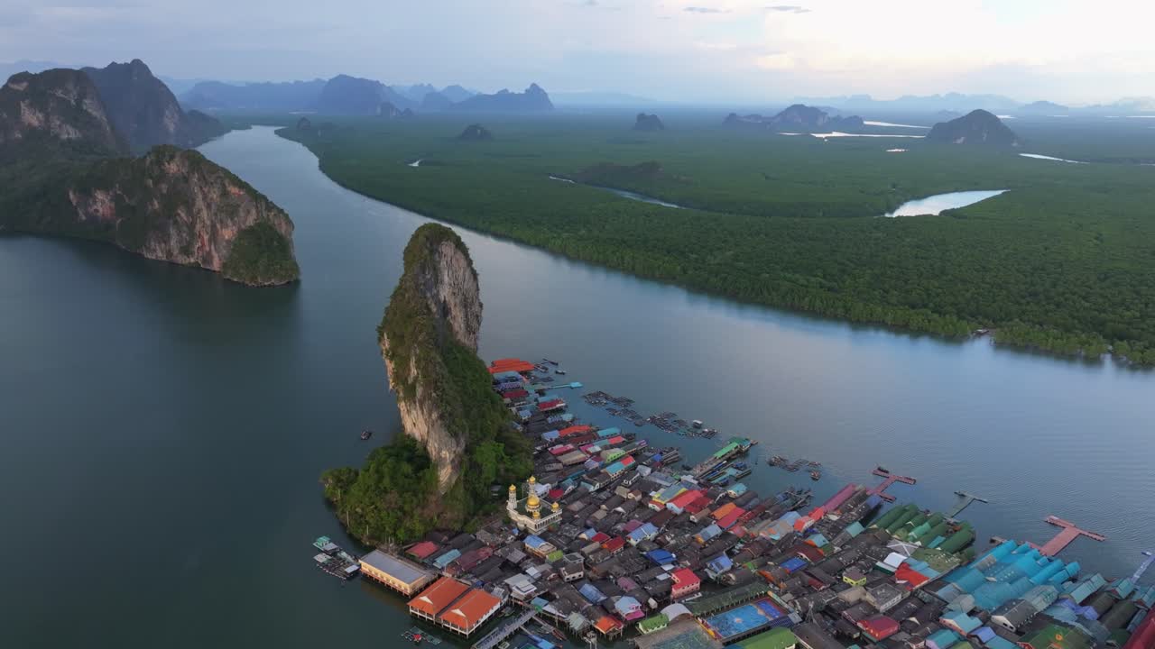 Đảo Koh Panyee Vịnh Phang Nga trưng bày cuộc sống truyền thống, Thái Lan.