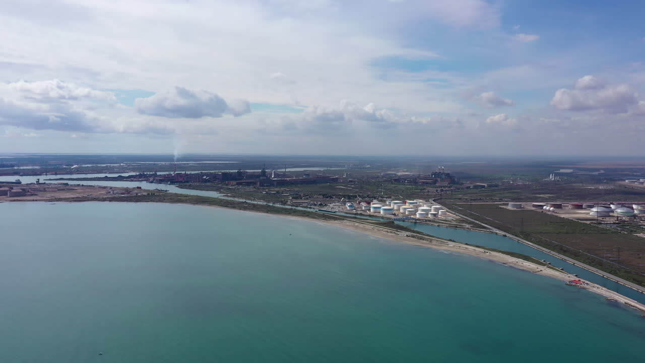 지중해 연안 프랑스 석유 정유소 액체 촉매 크래킹 가스