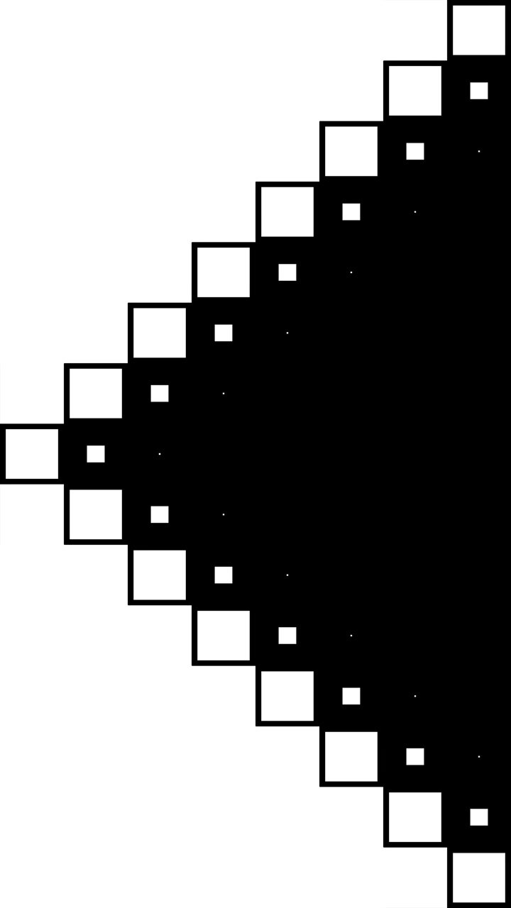 Abstract Geometric Animation of Expanding and Contracting Squares