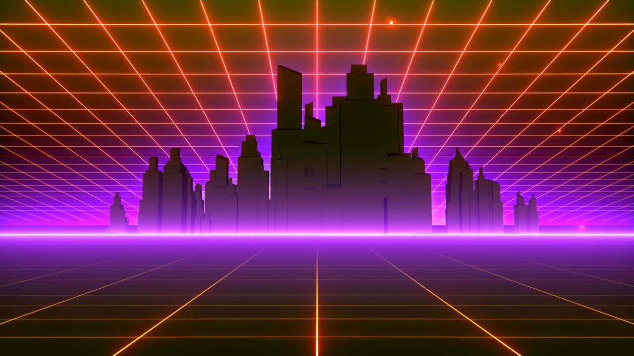VJ Stile Synthwave anni '80.