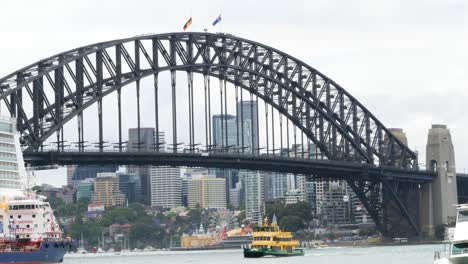 puente del puerto de sydney, uno de los hitos de sydney, australia