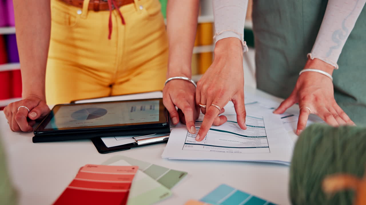 Women collaborating on design project