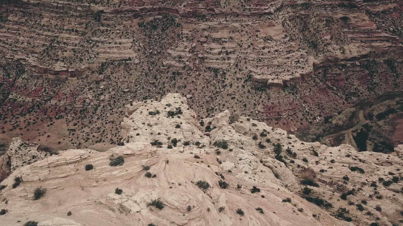 산 라파엘 리틀 그랜드 캐년 유타 공중에서의 여행 일기 탐험
