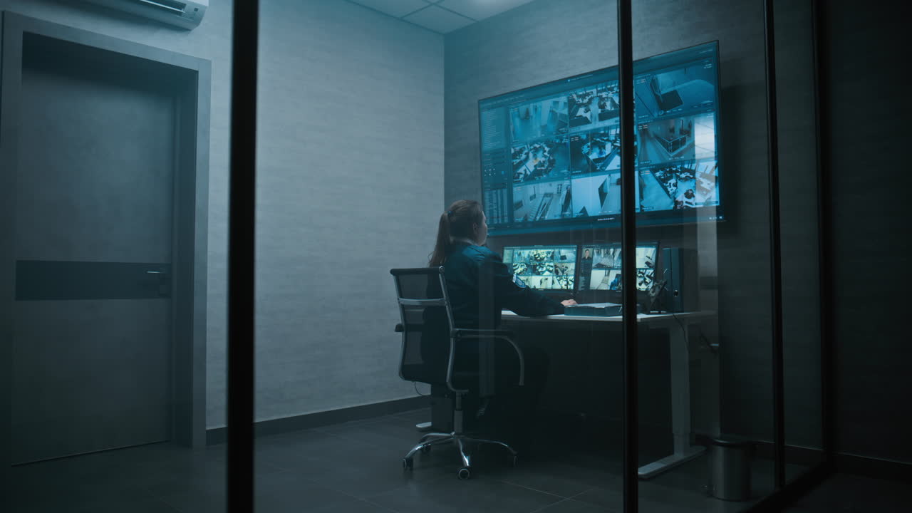 sala de vigilancia de seguridad