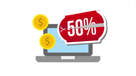 venta de portátiles - 50% de descuento