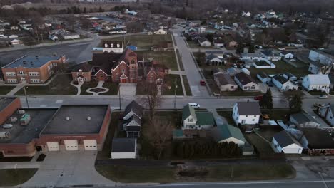 South-Rockwood-Michigan,-USA---late-winter