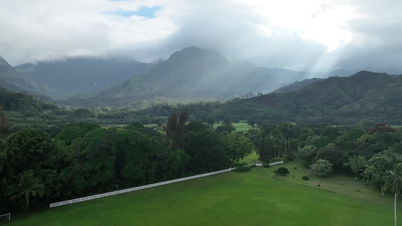 Hanalei Valley in Kauai Hawaii USA
