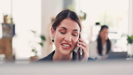 Business,-phone-call-and-woman-with-connection