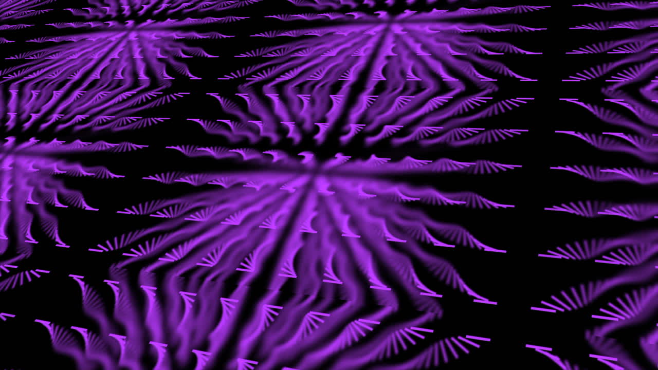 검은 바탕에 추상적인 보라색 패턴