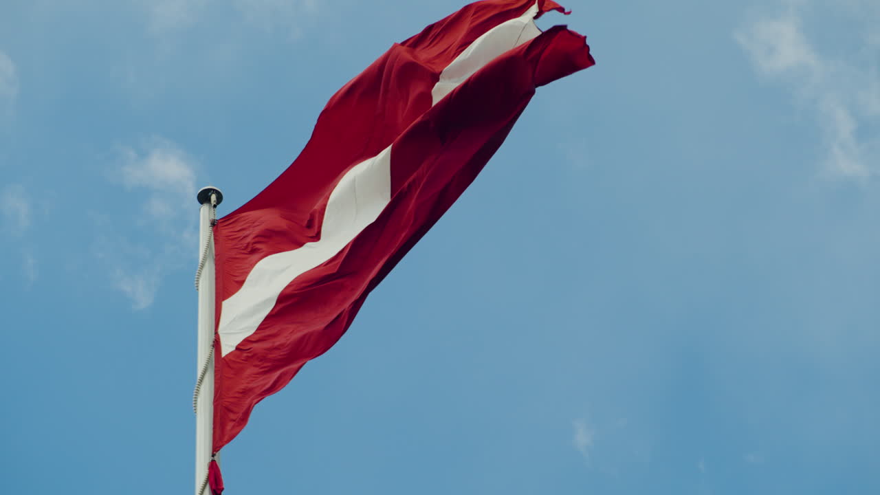 Riga della Lettonia nel mese di aprile