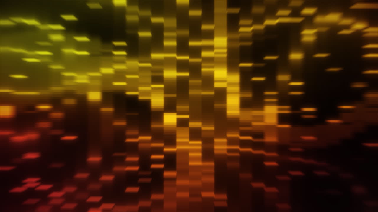 Abstract Geometric Pattern with Blurry Blocks