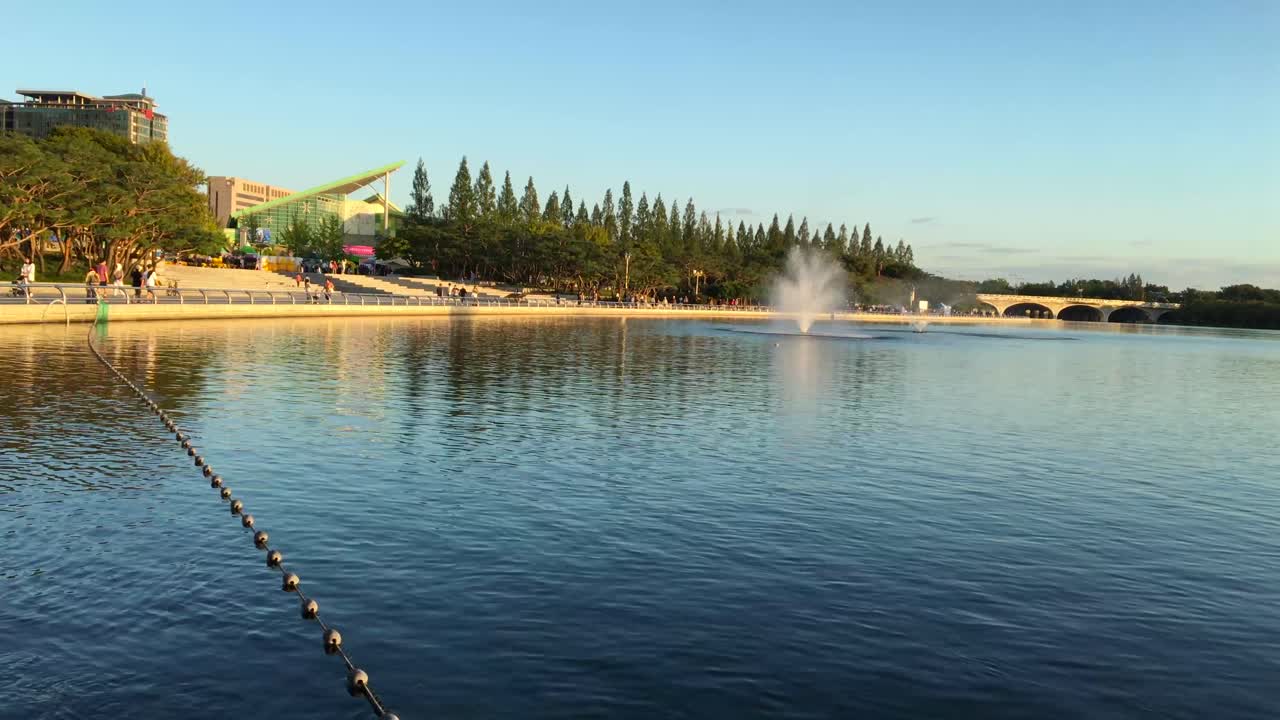 경기도 고양시 일산구 장항동 해질녘 호수공원