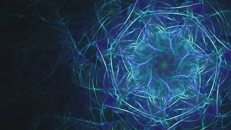 abstract flower fractal pattern, alternative dimension of consciousness and spirit journey - endless looping wallpaper background