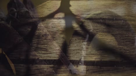 animación del procesamiento de datos financieros sobre personas que caminan por la calle