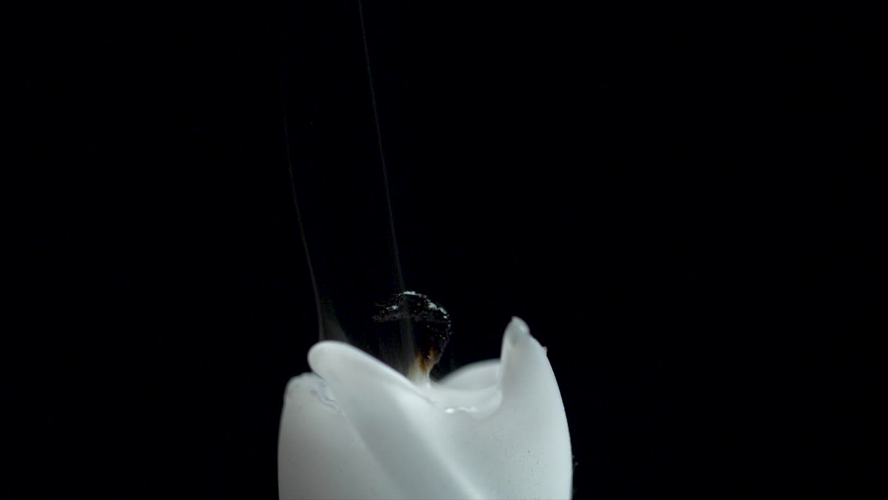 불타는 불의 클로즈업