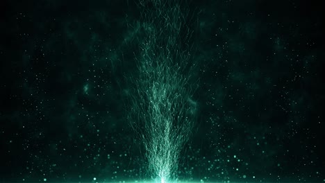 partículas de polvo abstracto luz bokeh títulos de movimiento bucle de fondo cinematográfico