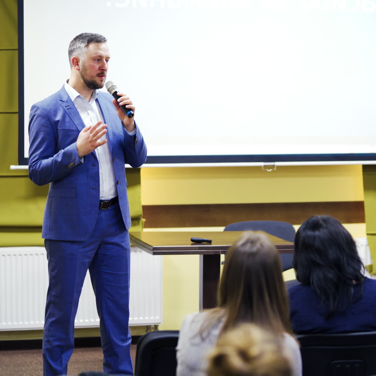 Business People Seminar Conference Meeting Office Training Concept