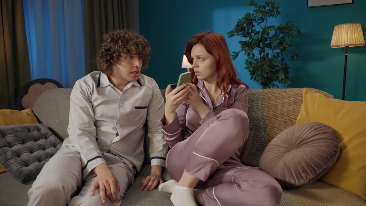 Couple Arguing About Phone