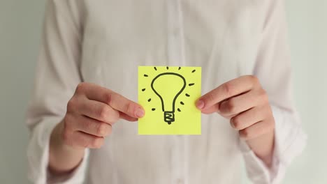 idea concept with lightbulb drawing