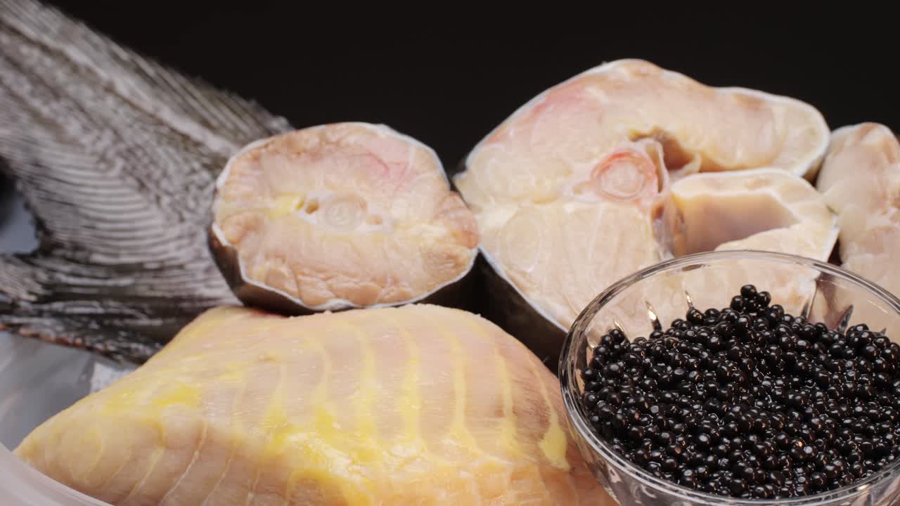 Raw Fish with Caviar