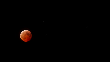 timelapse of the red blood moon total lunar eclipse on march 14th, 2025