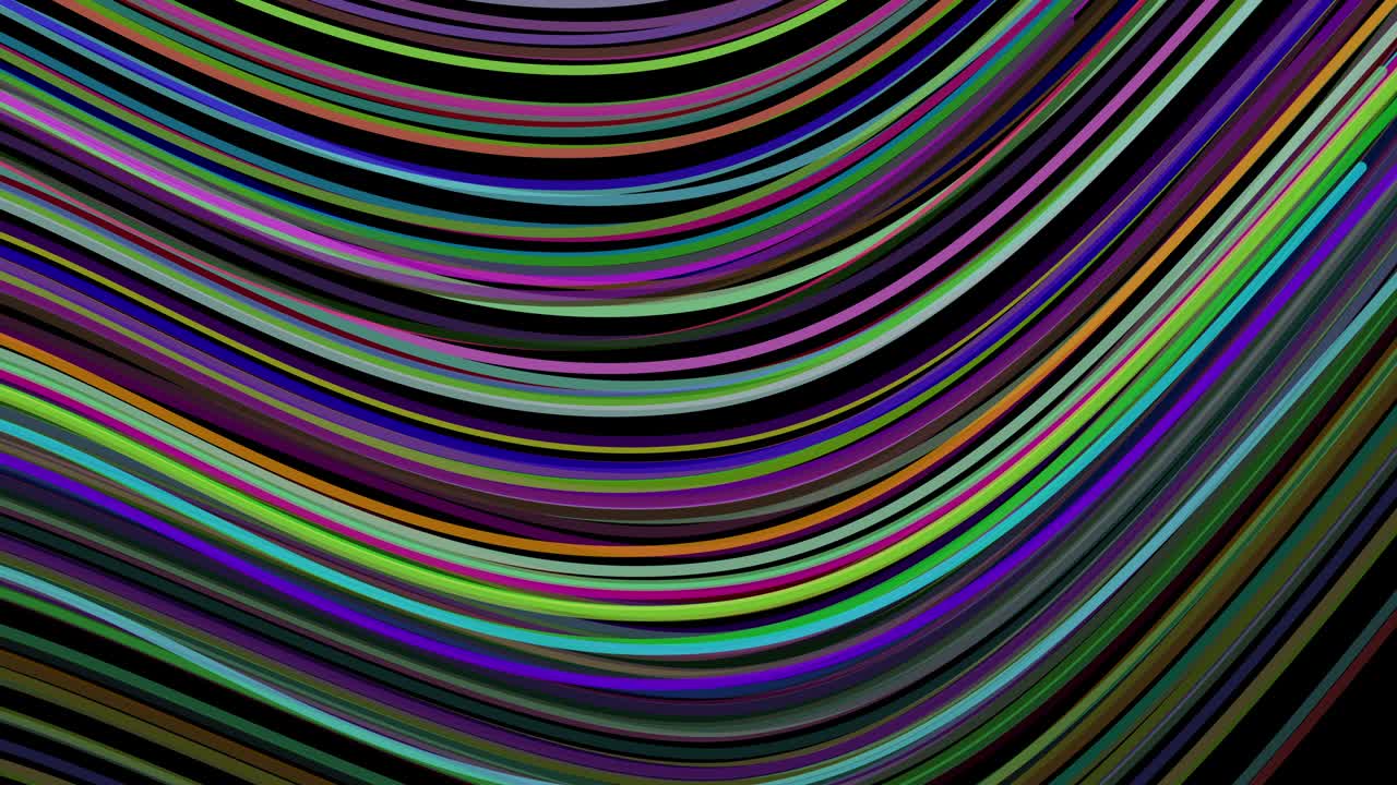 fondo abstracto de líneas de neón brillantes en estilo de dibujos animados