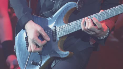 guitarist performing on stage