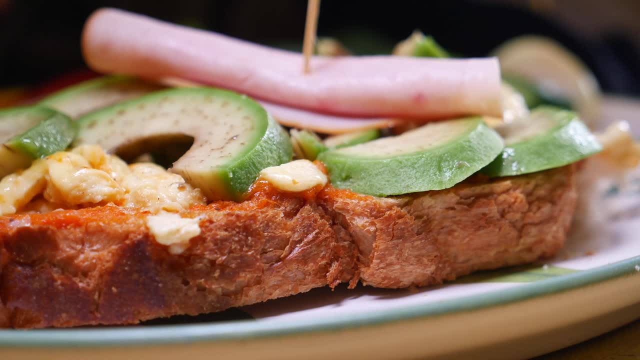 Avocado and Egg Sandwich