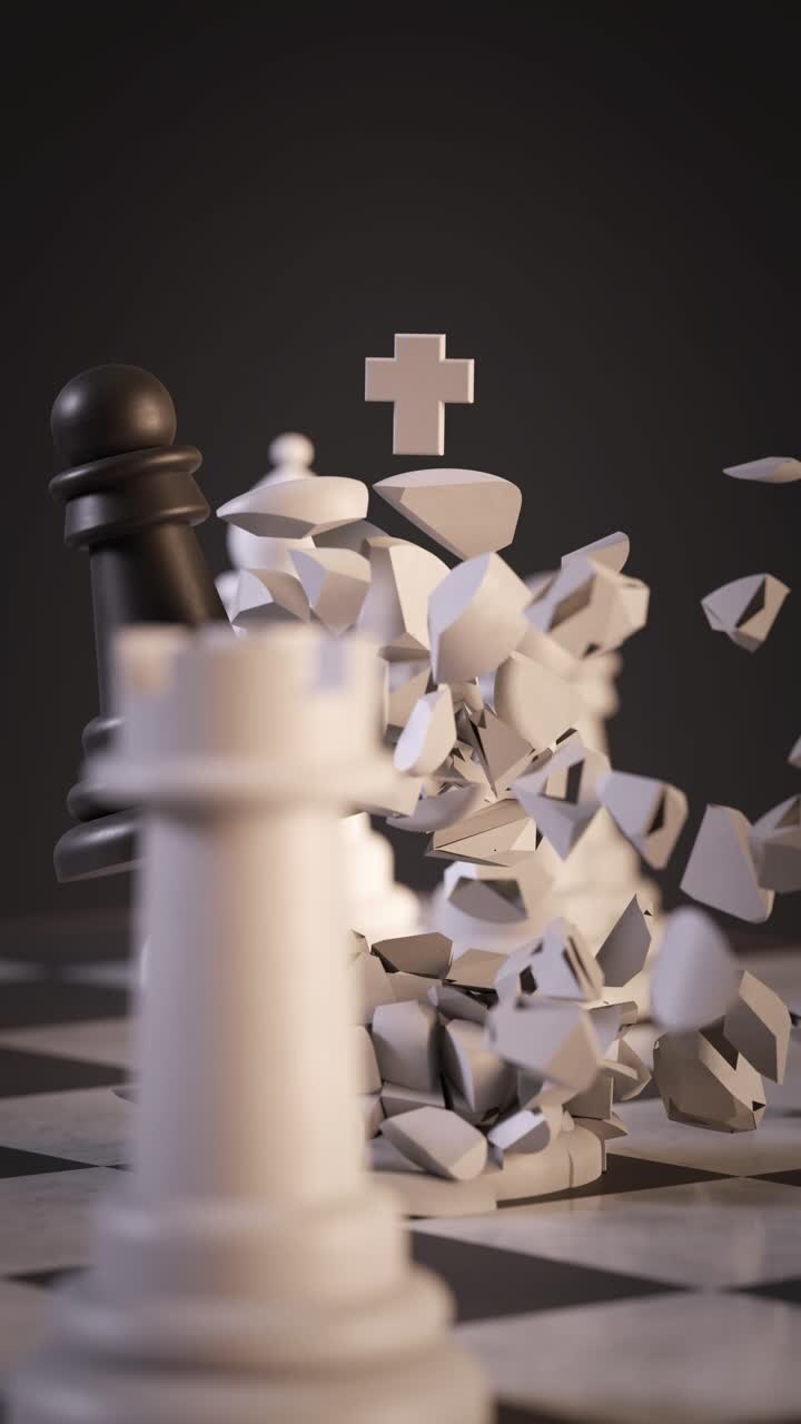 pièces d'échecs cassées