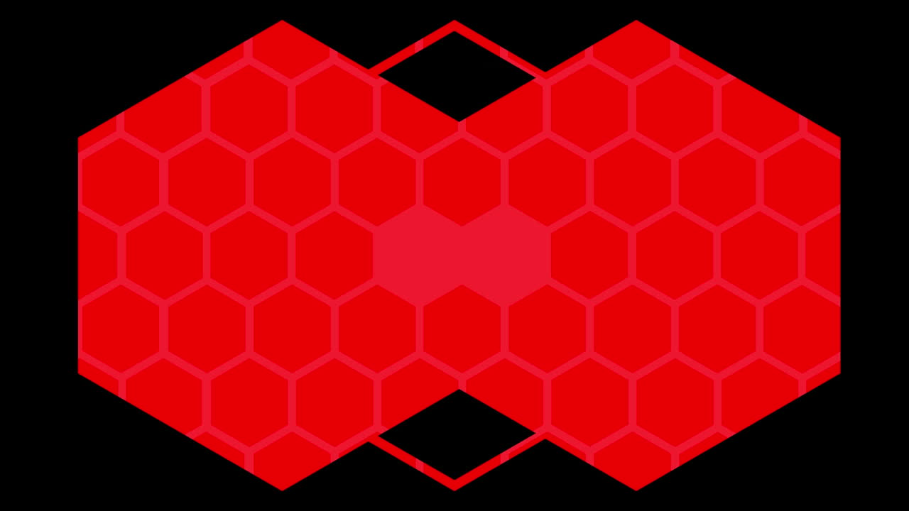 검은색에  ⁇ 은 육각형의 칼레이도스코프
