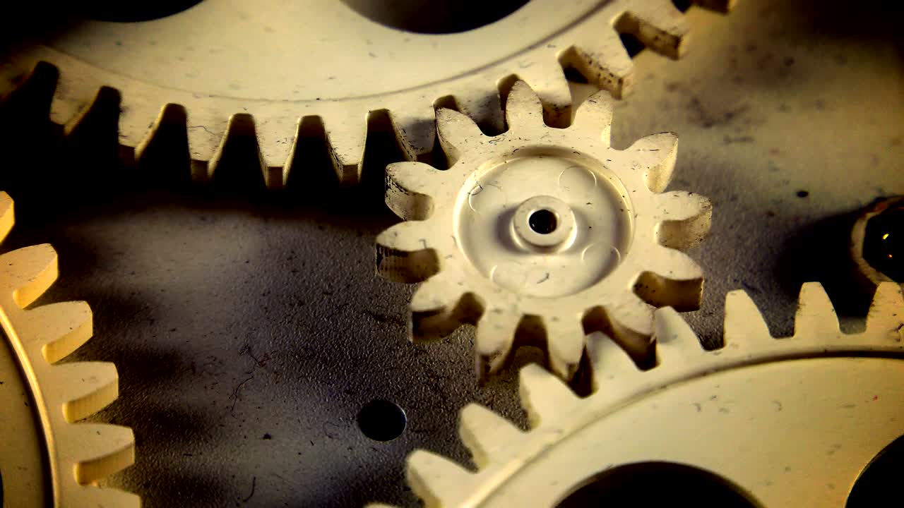 engranajes de reloj retro abstractos