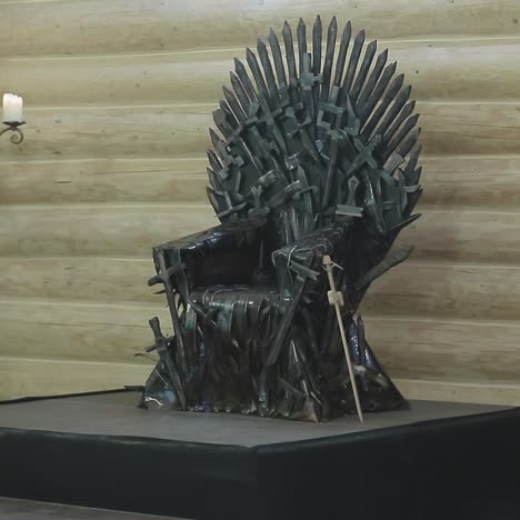 black gothic throne