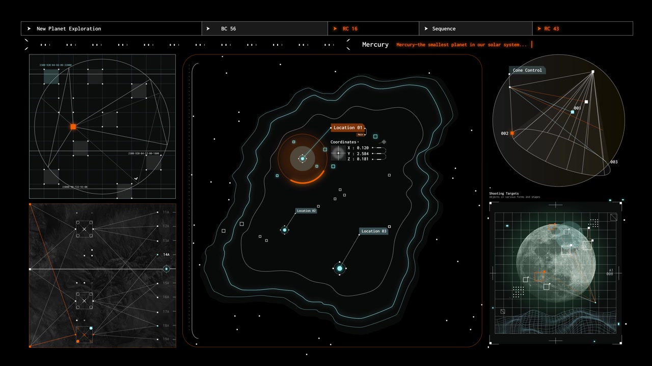 Space Exploration Interface
