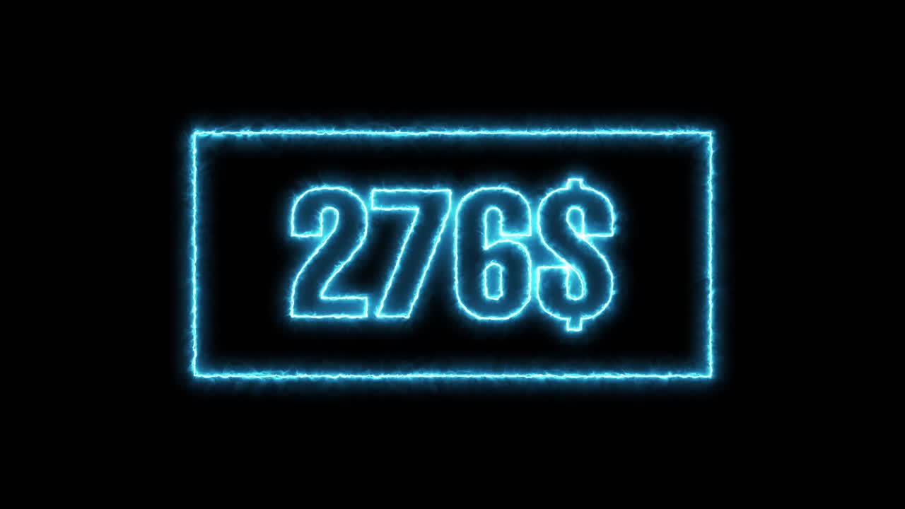 Neon price signs