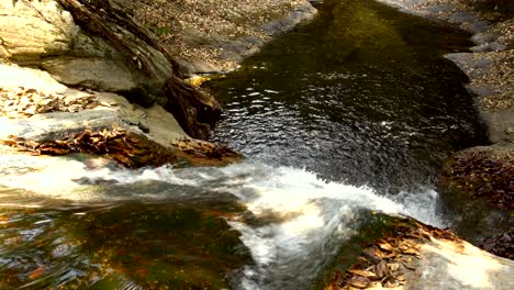 picturesque cascade waterfall in jungles. doi inthanon national park, chiang mai region, thailand, able to loop