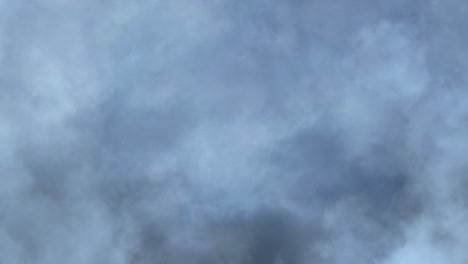 dark clouds moved closer and closer in the sky