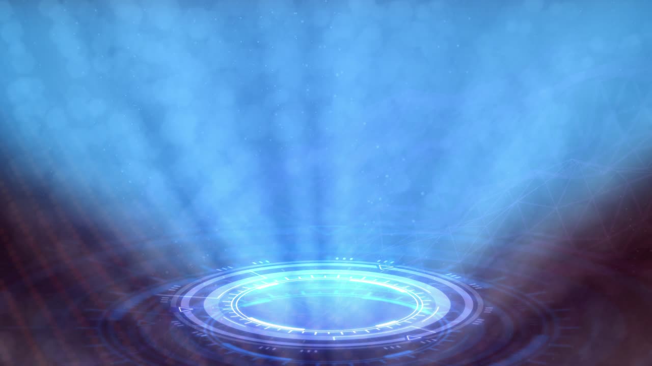 el telón de fondo del portal de ciencia de neón, cg resumen renderización 3d