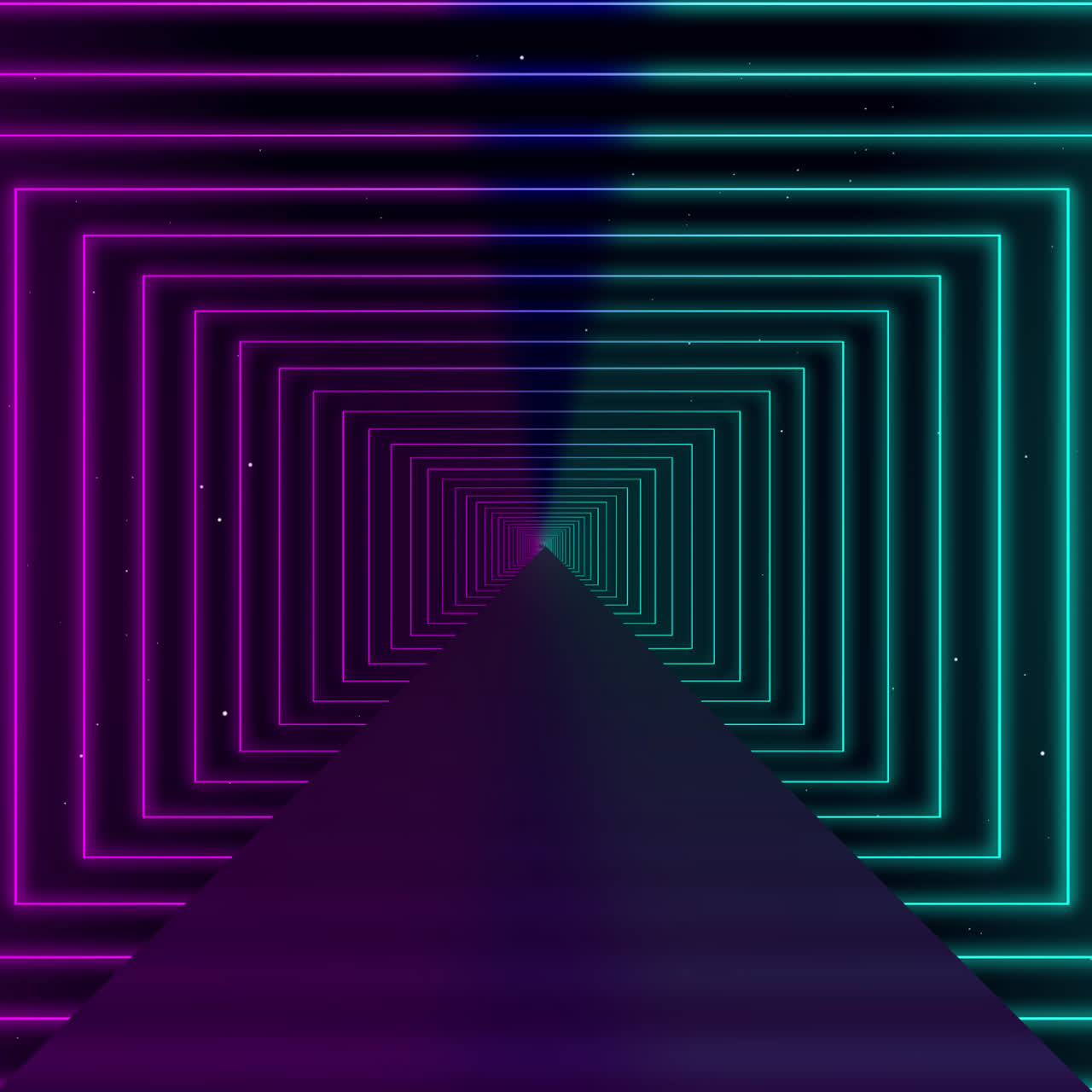 fondo de túnel de neón abstracto