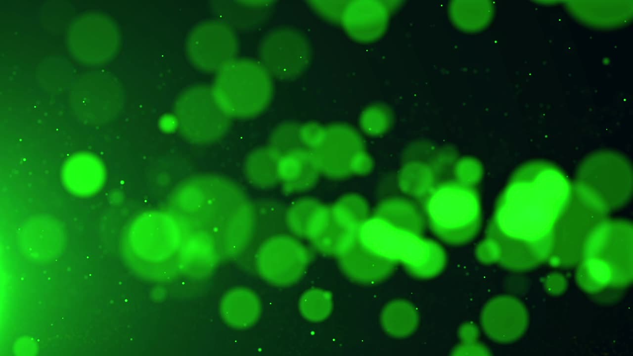 Luci Bokeh verdi sfondo astratto