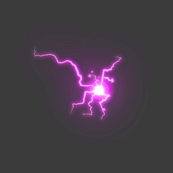 Pink Lightning and Spark Effects